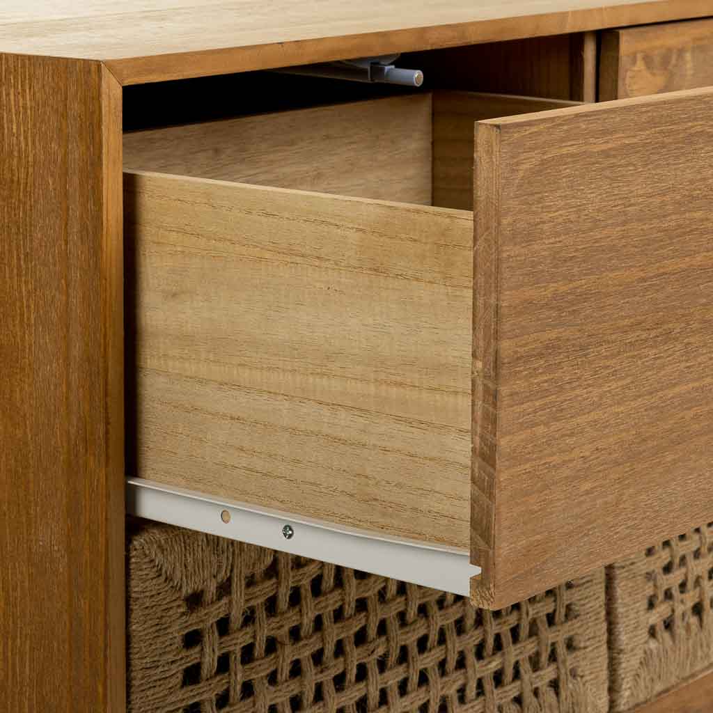 MADURA DRESSER | 6 DRAWERS | NATURAL 80X36X75CM