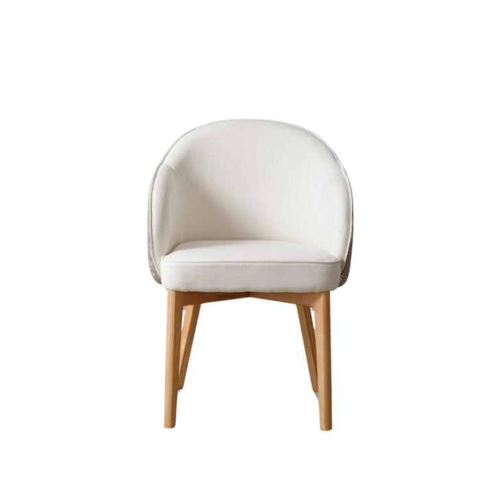 COVE DINING CHAIR | IVORY/GREY 55X60X83CM