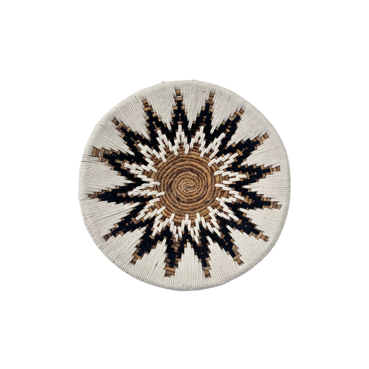 DIANI WALL DECO PLATE | WHITE/BLACK