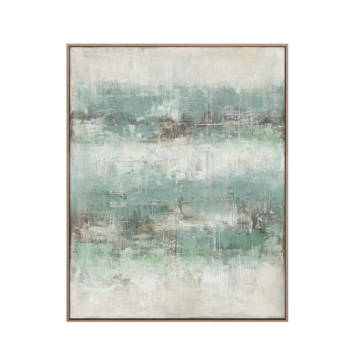 MINT BREEZE PAINTING | 120X150CM