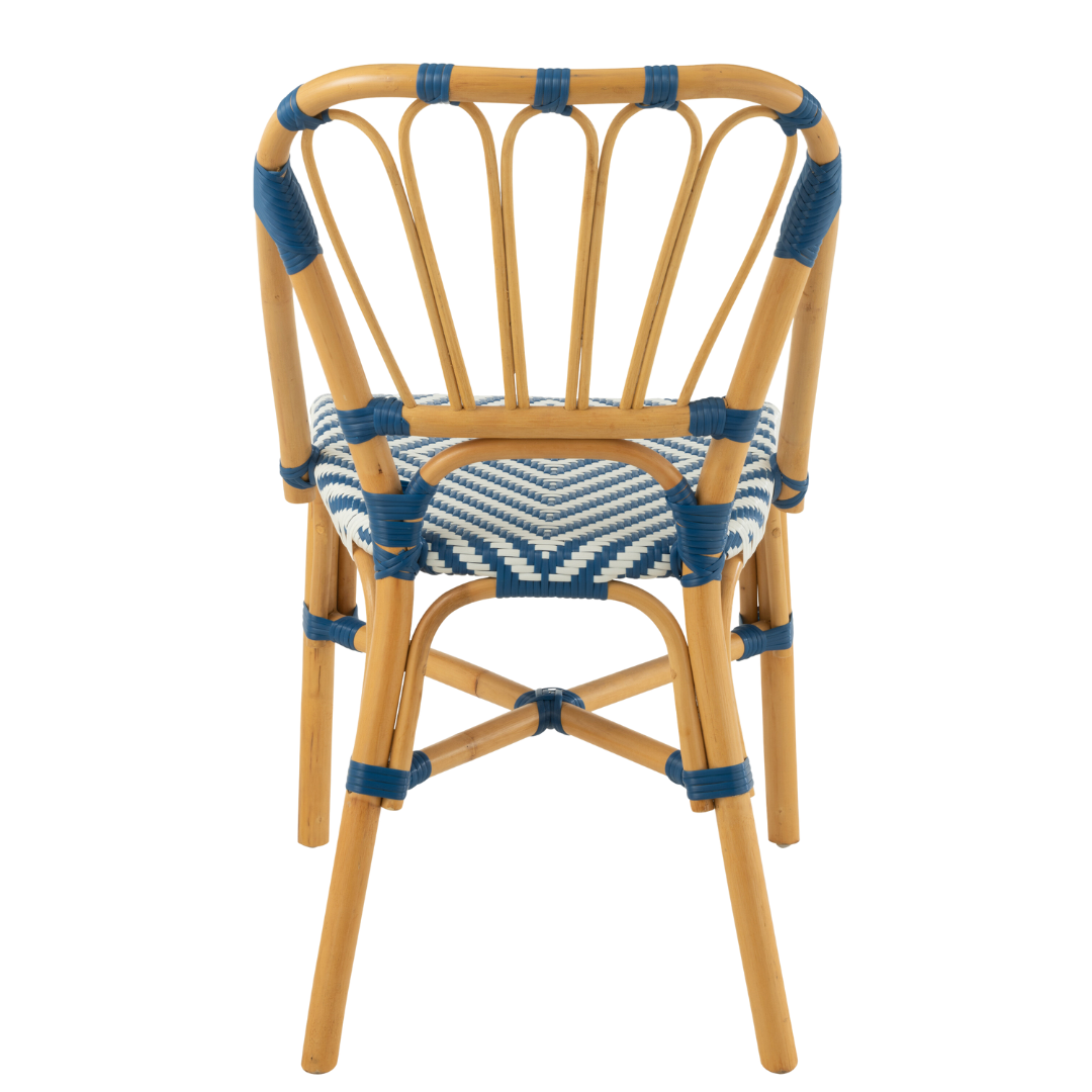 RIVIERA BISTRO DINING CHAIR | BLUE 56X47X85CM