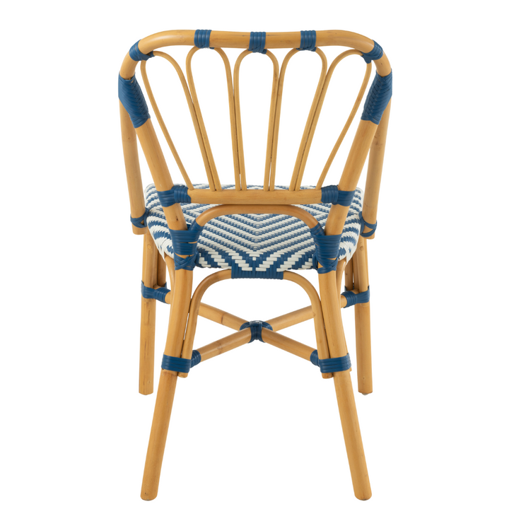 RIVIERA BISTRO DINING CHAIR | BLUE 56X47X85CM