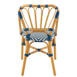 RIVIERA BISTRO DINING CHAIR | BLUE 56X47X85CM
