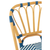 RIVIERA BISTRO DINING CHAIR | BLUE 56X47X85CM