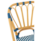 RIVIERA BISTRO DINING CHAIR | BLUE 56X47X85CM