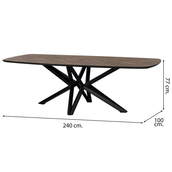 NOVA ORION DINING TABLE | 240X100X77CM