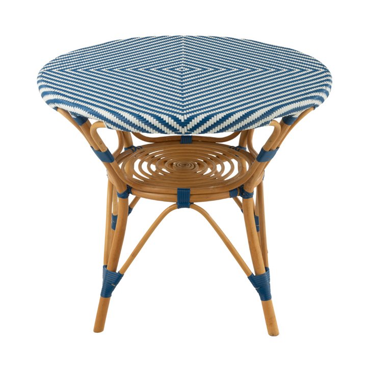 RIVIERA BISTRO DINING TABLE | BLUE 90X89X75CM