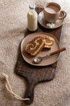 BROWN PLAKE CHOP BOARD
