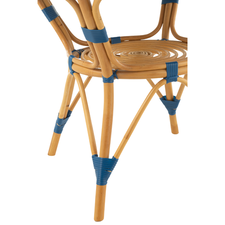RIVIERA BISTRO DINING TABLE | BLUE 90X89X75CM
