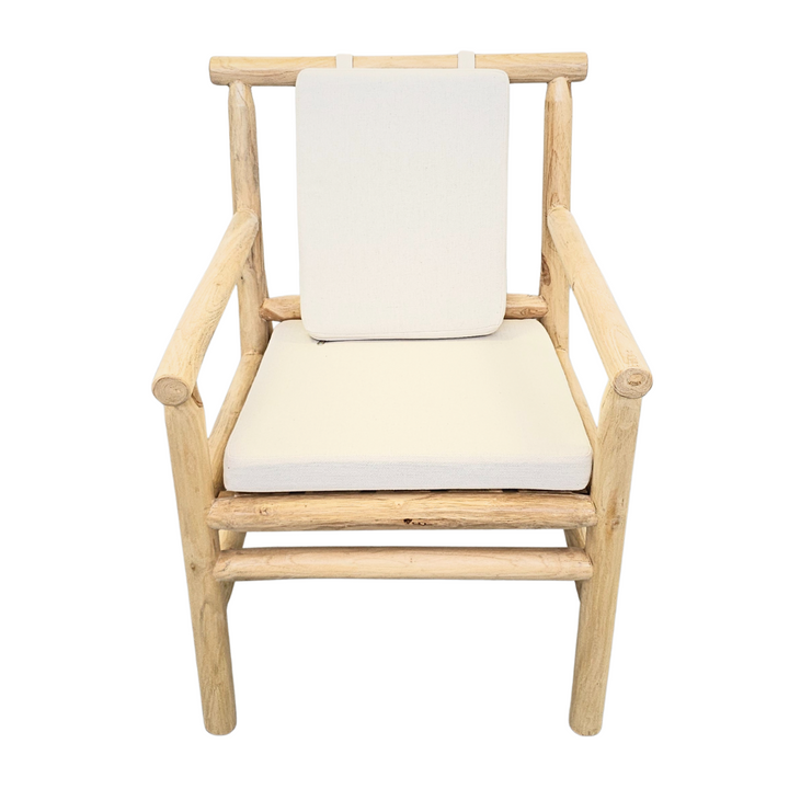 AKASA TEAK BRANCH DINING CHAIR | 60X69X89CM