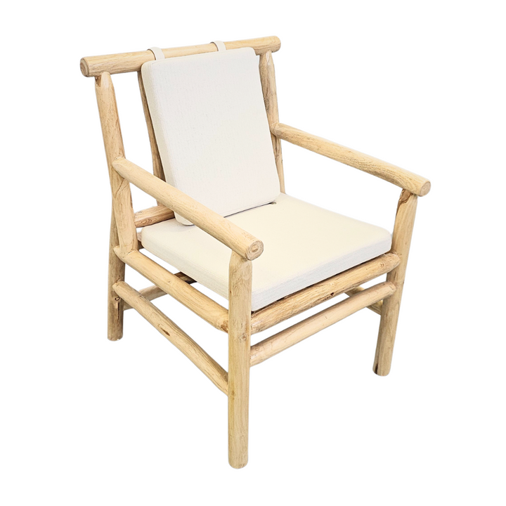 AKASA TEAK BRANCH DINING CHAIR | 60X69X89CM
