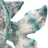HALU WALL METAL FISH | 120X18X100CM