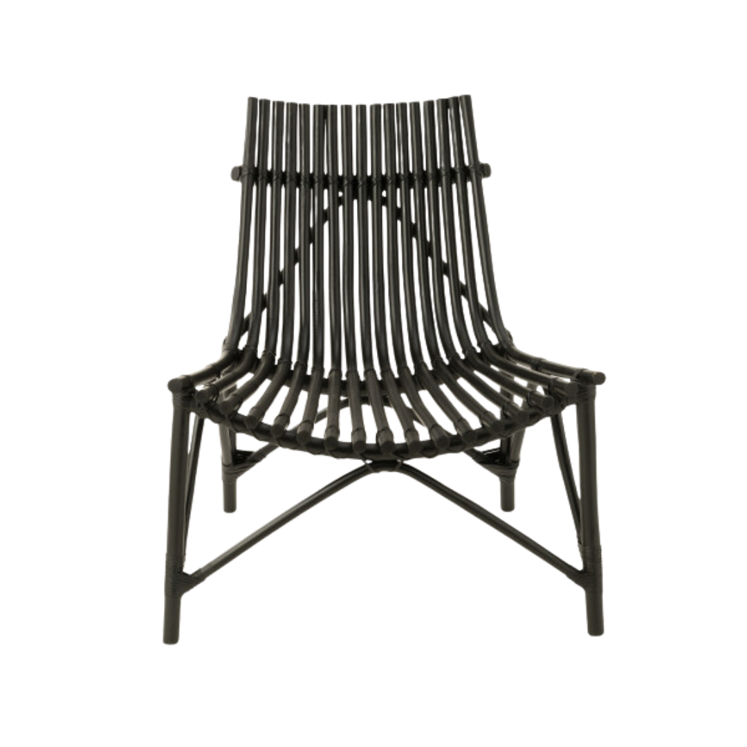 YORUBA RATTAN LOUNGE CHAIR | 77X80X84CM