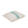 DHARMA CUSHIONI | IVORY/TURQUOISE