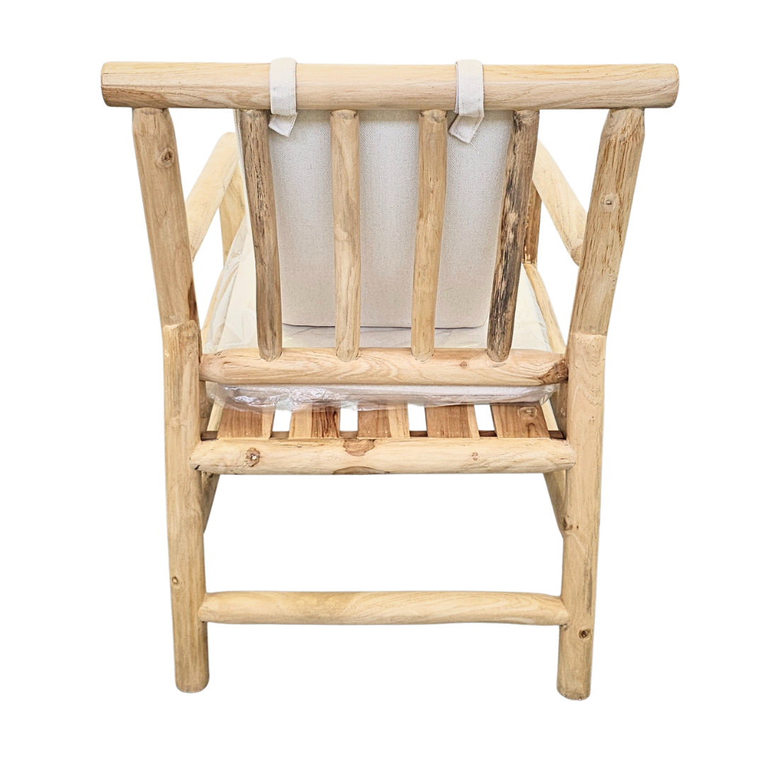 AKASA TEAK BRANCH DINING CHAIR | 60X69X89CM