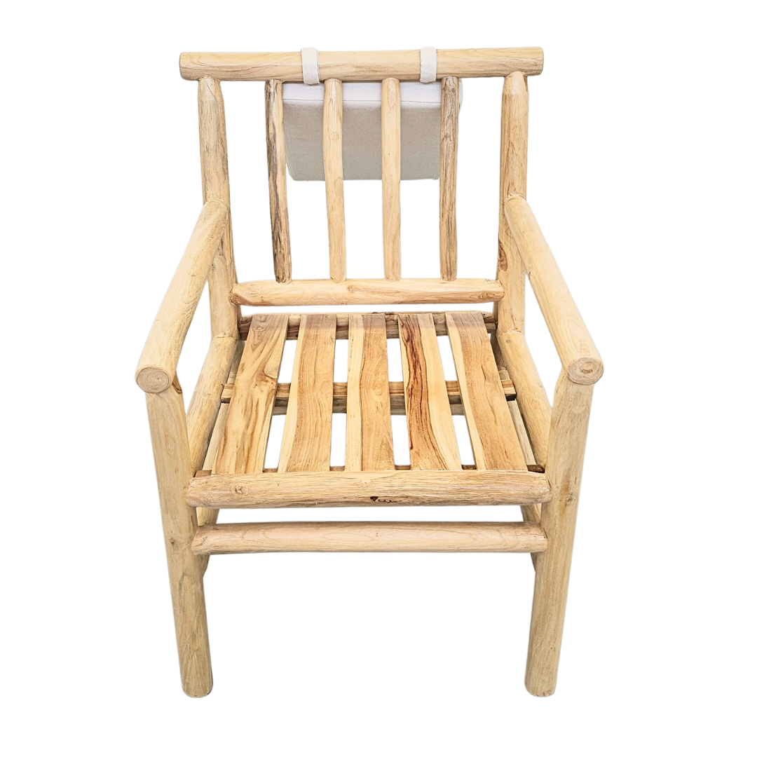 AKASA TEAK BRANCH DINING CHAIR | 60X69X89CM