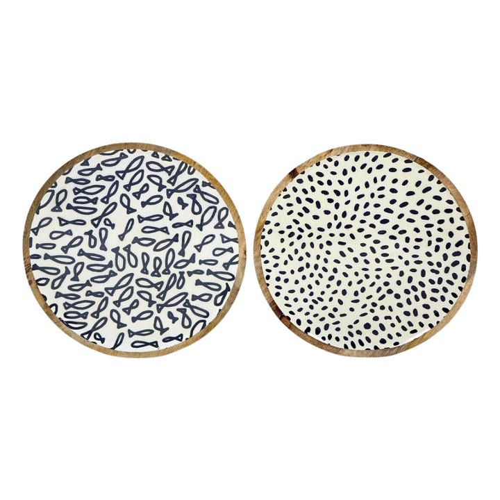 VARANASI WOOD TRAY | 30CM