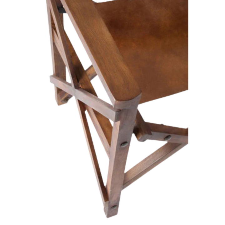 DIRECTOR BUFFALO CHAIR | BROWN 57X60X90CM