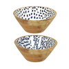 VARANASI WOOD BOWL | 30X12CM