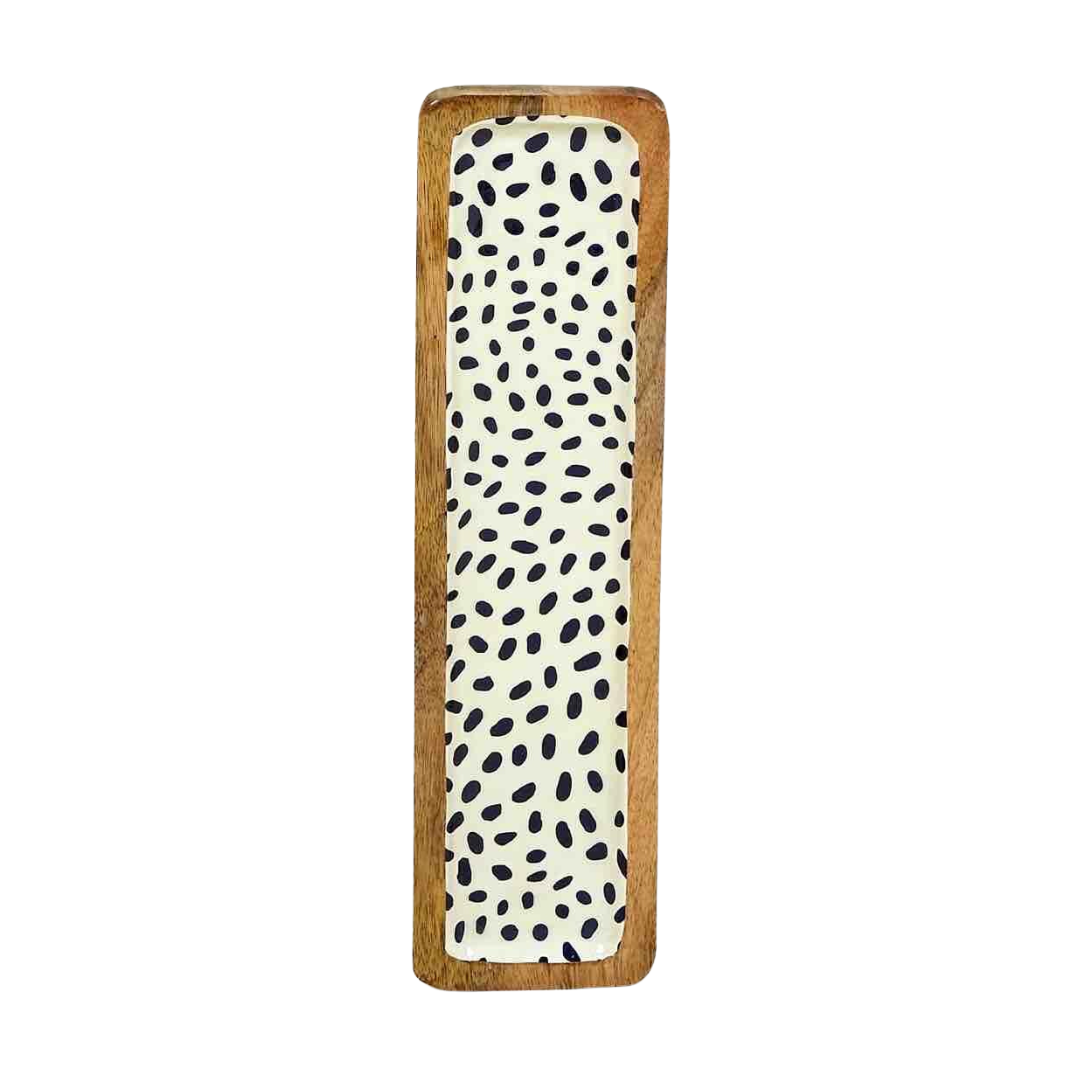 VARANASI WOOD TRAY | 40X10CM