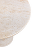TRAVERTINE SIDE TABLE