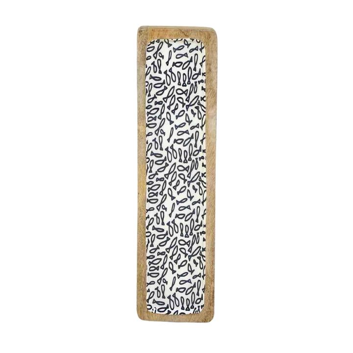 VARANASI WOOD TRAY | 40X10CM