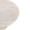 TRAVERTINE SIDE TABLE