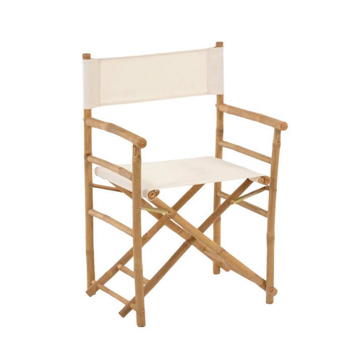 DIRECTOR BUFFALO CHAIR | WHITE 54X44X88CM
