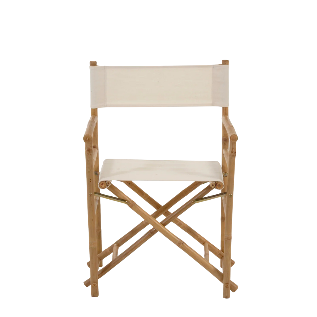 DIRECTOR BUFFALO CHAIR | WHITE 54X44X88CM