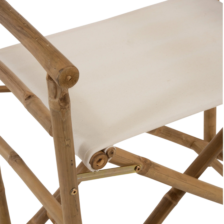 DIRECTOR BUFFALO CHAIR | WHITE 54X44X88CM
