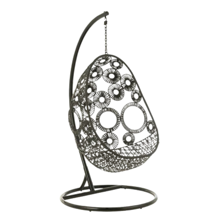 RIRAL HANGING CHAIR | BLACK 113X103X197CM