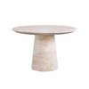 TRAVERTINE DINING TABLE | 120CM