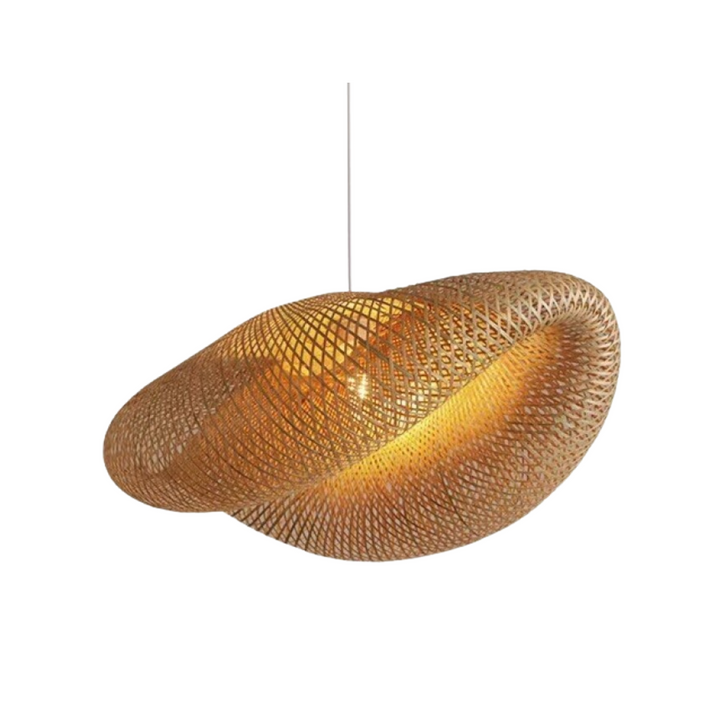 LUMA RATTAN CEILING LAMP | 60X15CM