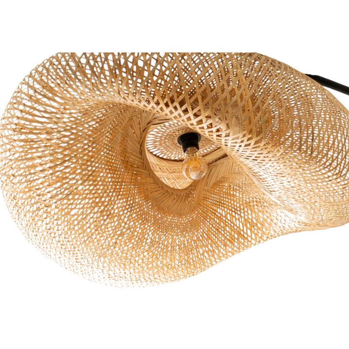 LUMA RATTAN CEILING LAMP | 60X15CM