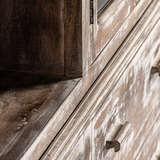 ADRASTEA WARDROBE | WHITEWASHED 153X41X216CM