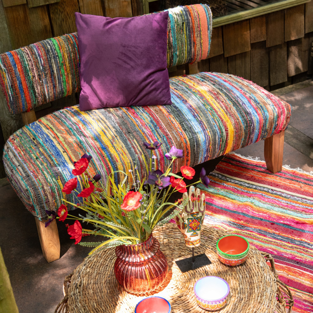 FARSHA CHINDI SOFA | 130X65X72CM