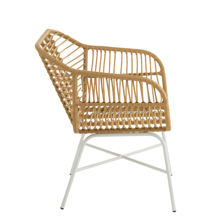CUBAGUA LOUNGE CHAIR | NATURAL 68X67X87CM