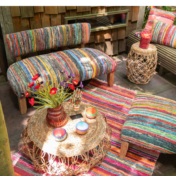 FARSHA CHINDI SOFA | 130X65X72CM
