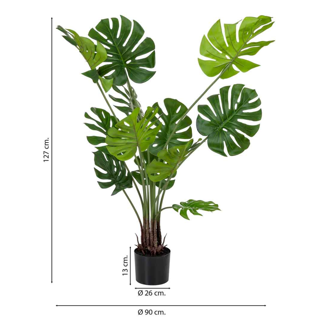 DECO SYNTHETIC PLANT MONSTERA | 90X90X127CM