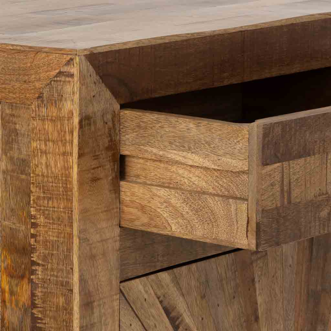 SUBURST BEDSIDE TABLE | 56X41X84CM