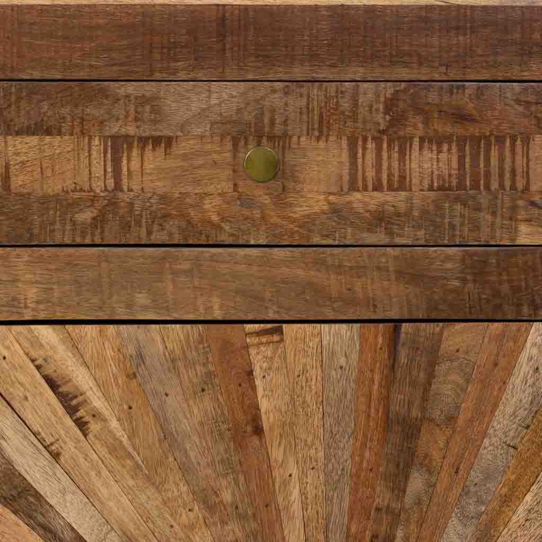 SUBURST BEDSIDE TABLE | 56X41X84CM