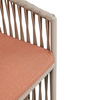 UBUD DINING CHAIR | BEIGE/SALMON 60X60X85CM