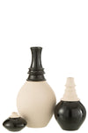 ARAN VASE BLACK