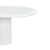 ORGANIC CEMENT DINING TABLE | WHITE 230X130X75CM