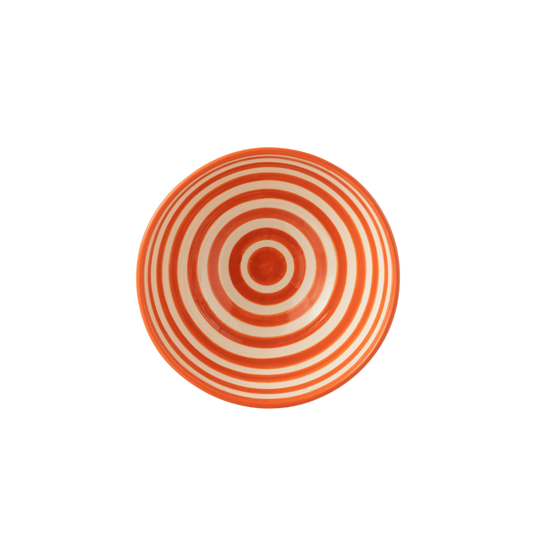 ZUMA STRIPES BOWL | ORANGE