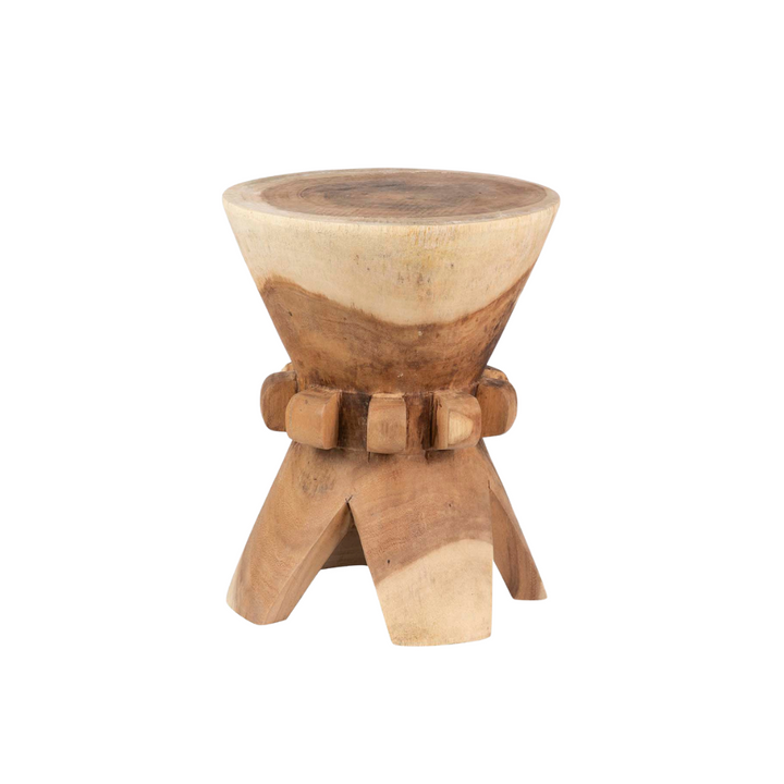 THORNE SUAR WOOD STOOL | 40X50CM