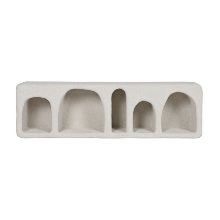 DUNE WALL SHELF | OFF-WHITE 100X18X30CM