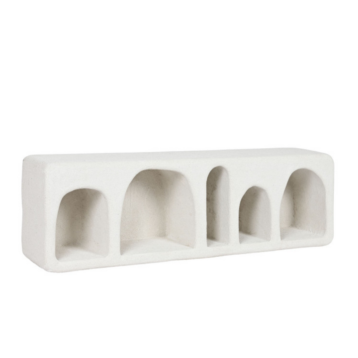 DUNE WALL SHELF | OFF-WHITE 100X18X30CM
