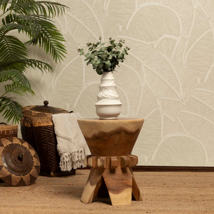 THORNE SUAR WOOD STOOL | 40X50CM