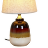 EARTHENLIGHT TABLE LAMP | BROWN/BEIGE